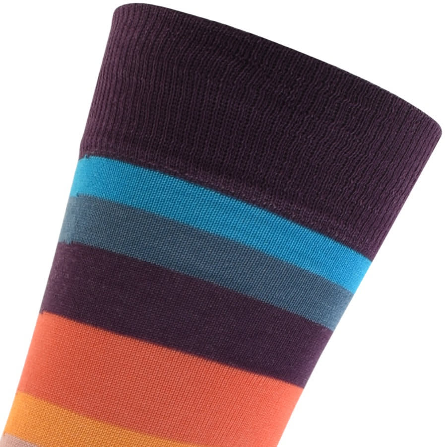 Alternative Image for ProductPaul Smith Striped Socks Blue3
